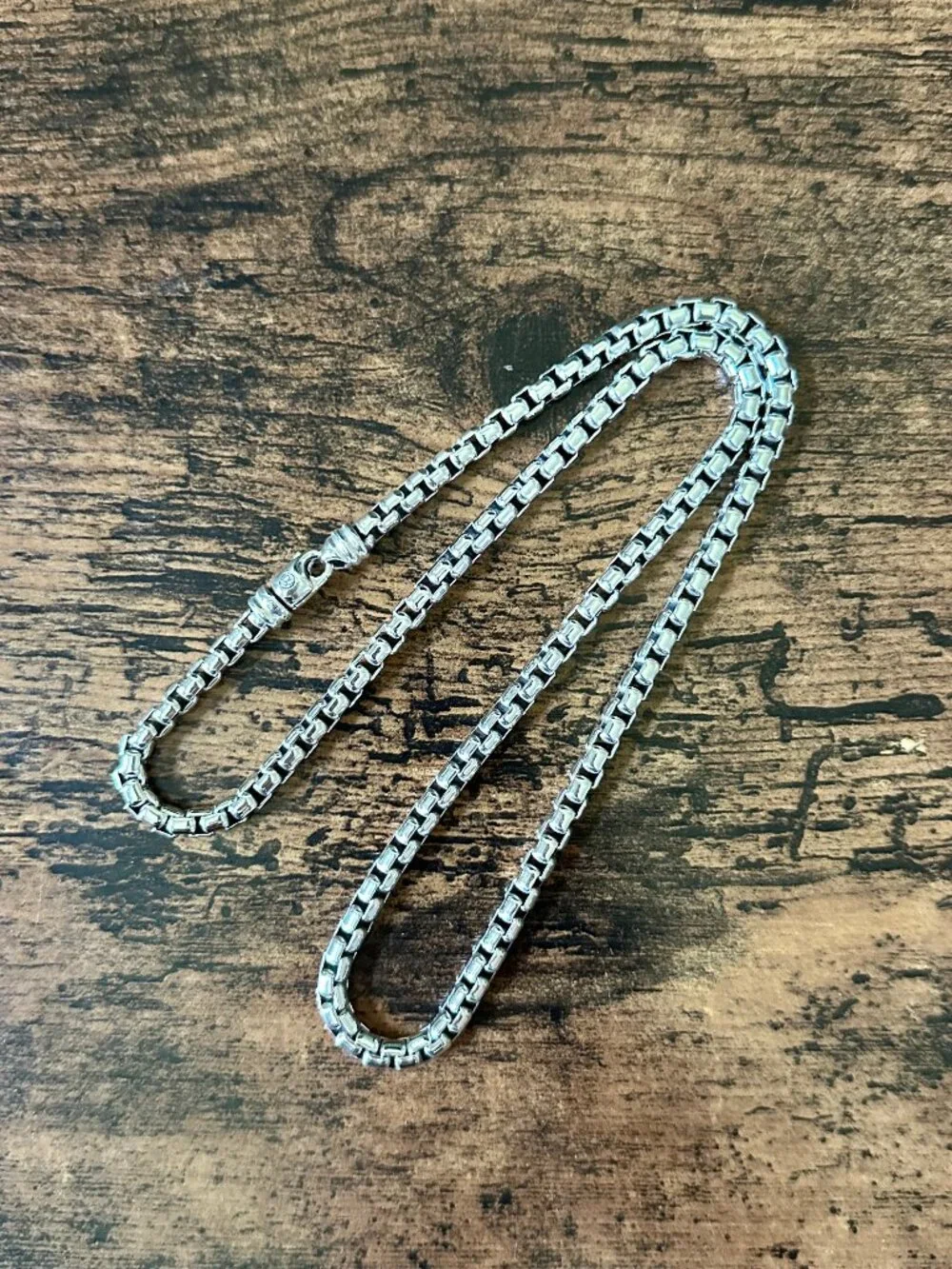David Yurman Box Chain Necklace in Sterling Silver, 5mm - 22